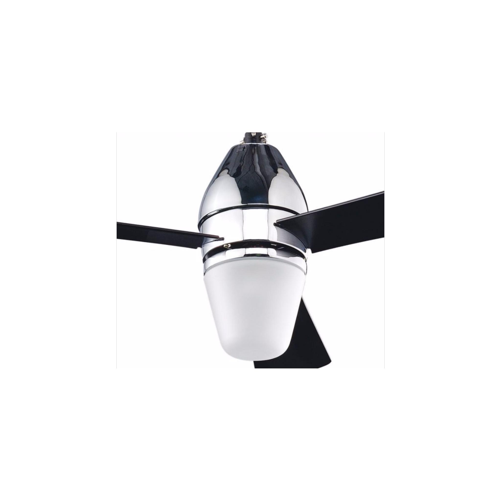 Whoosh Chrome Effect Ceiling Fan Light